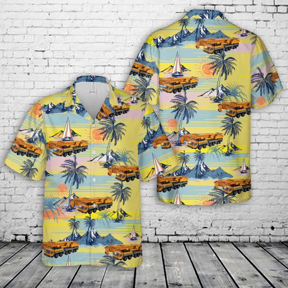 Conrad 2097 Liebherr LTM 1300 Hawaiian Shirt