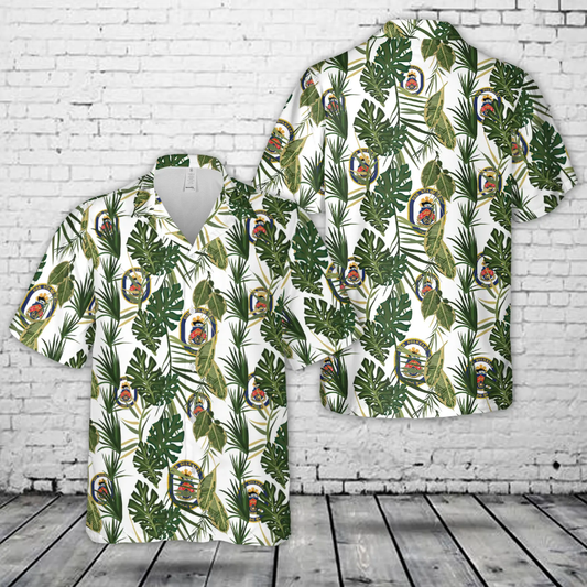 US Navy USS Bulkeley (DDG-84) Hawaiian Shirt