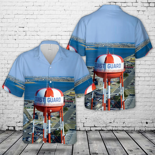 Coast Guard Water Tower Hawaiian Shirt