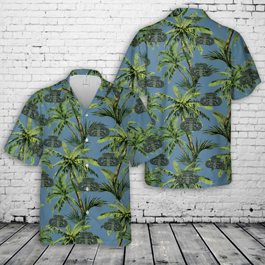 Hazardous Devices Technician HDT "Bomb Squad" Hawaiian Shirt