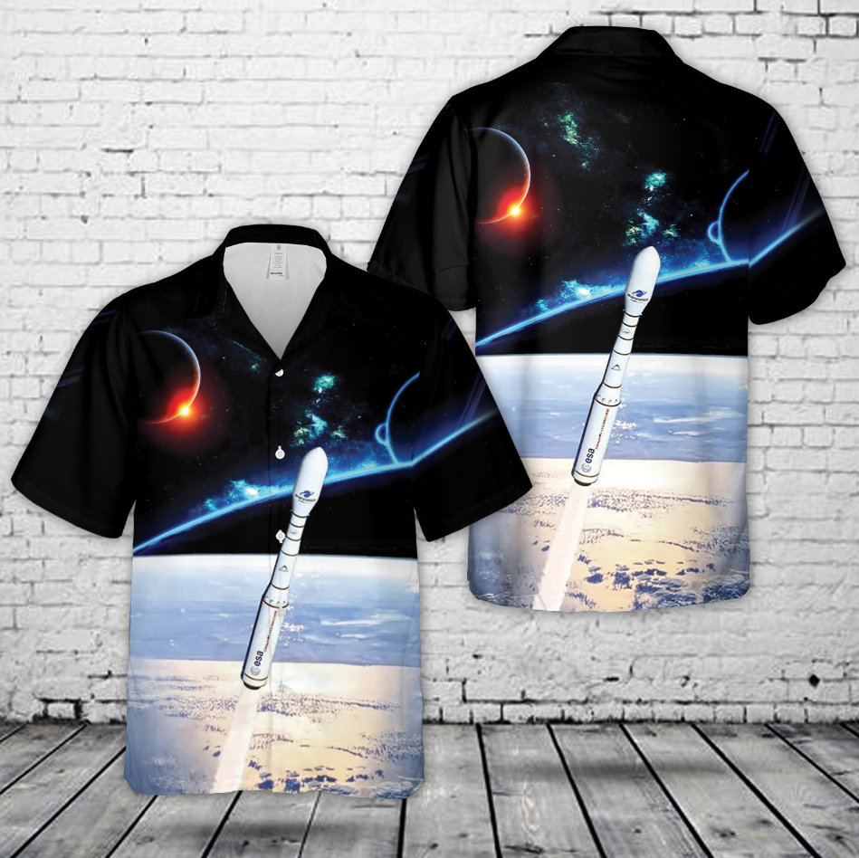 Ariane Space Vega C Hawaiian Shirt