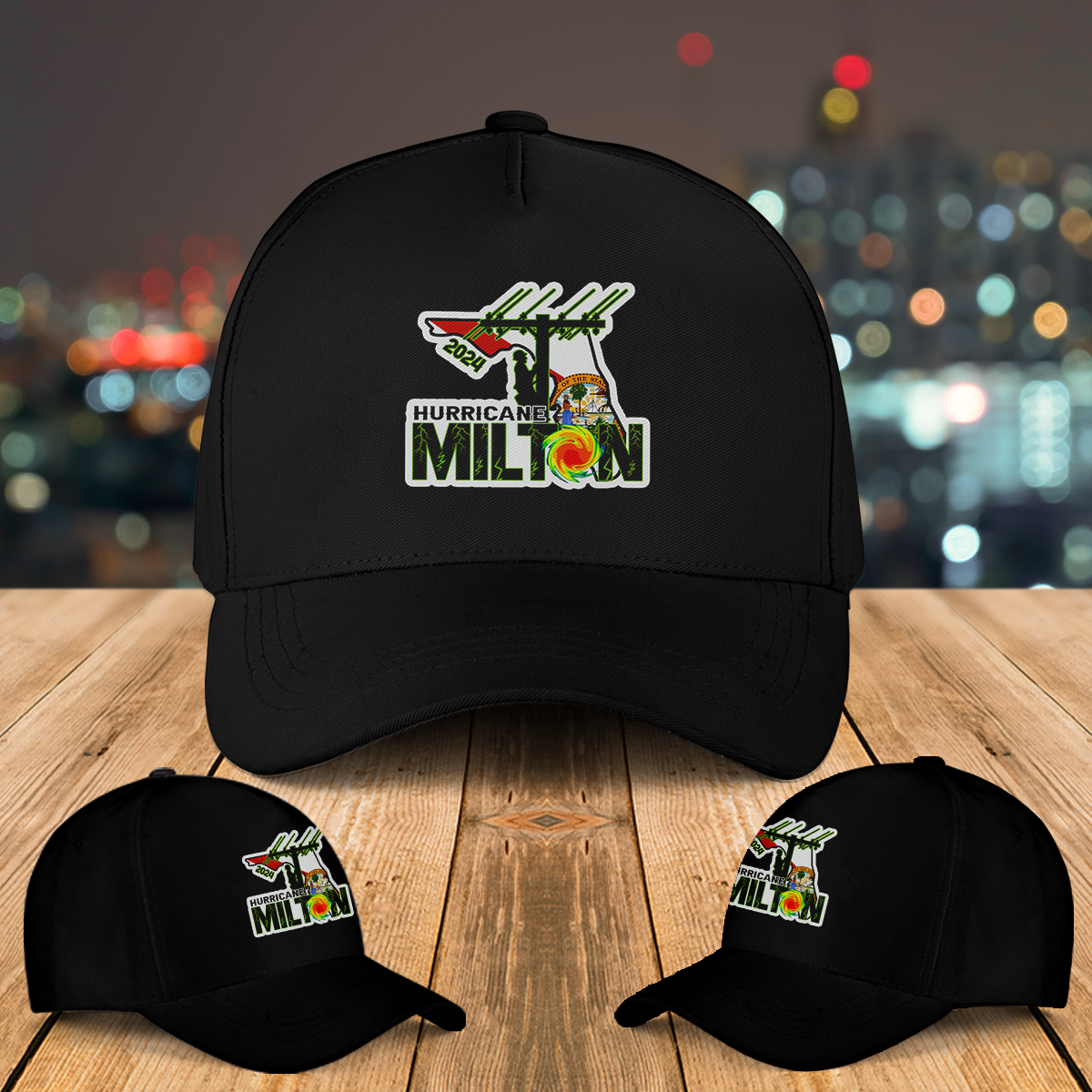 2024 Hurricane Milton Lineman Baseball Cap