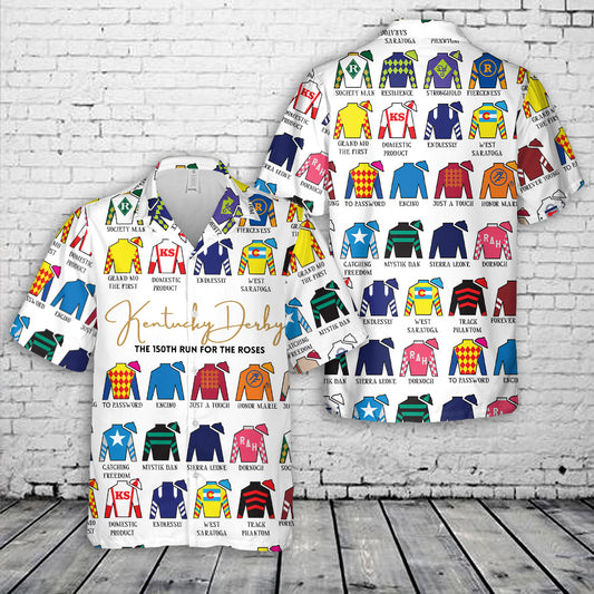 2024 Kentucky Derby Horse Jockey Silks Style 2 Hawaiian Shirt