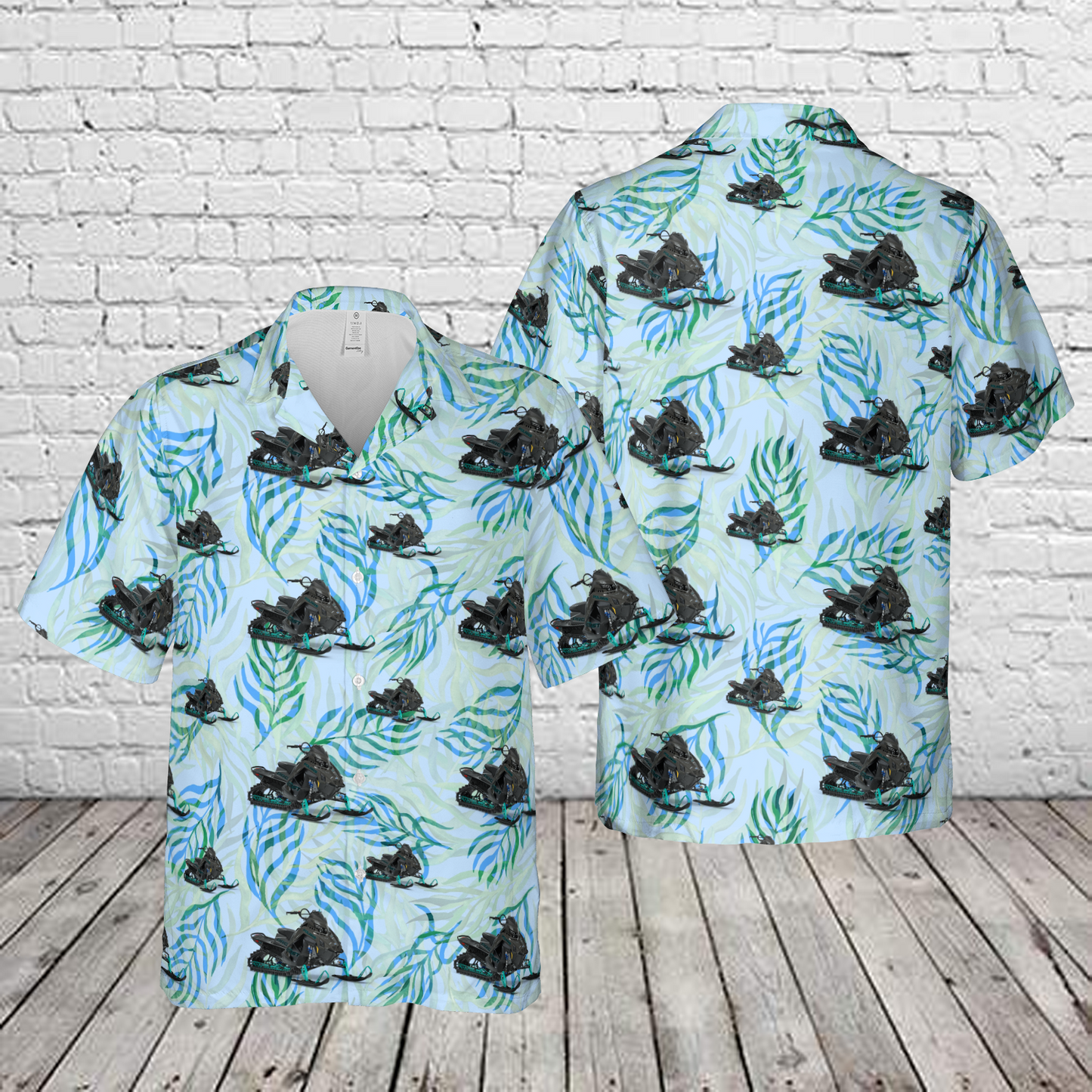 2024 Polaris Patriot Boost PRO RMK Slash 155 Snowmobile Hawaiian Shirt