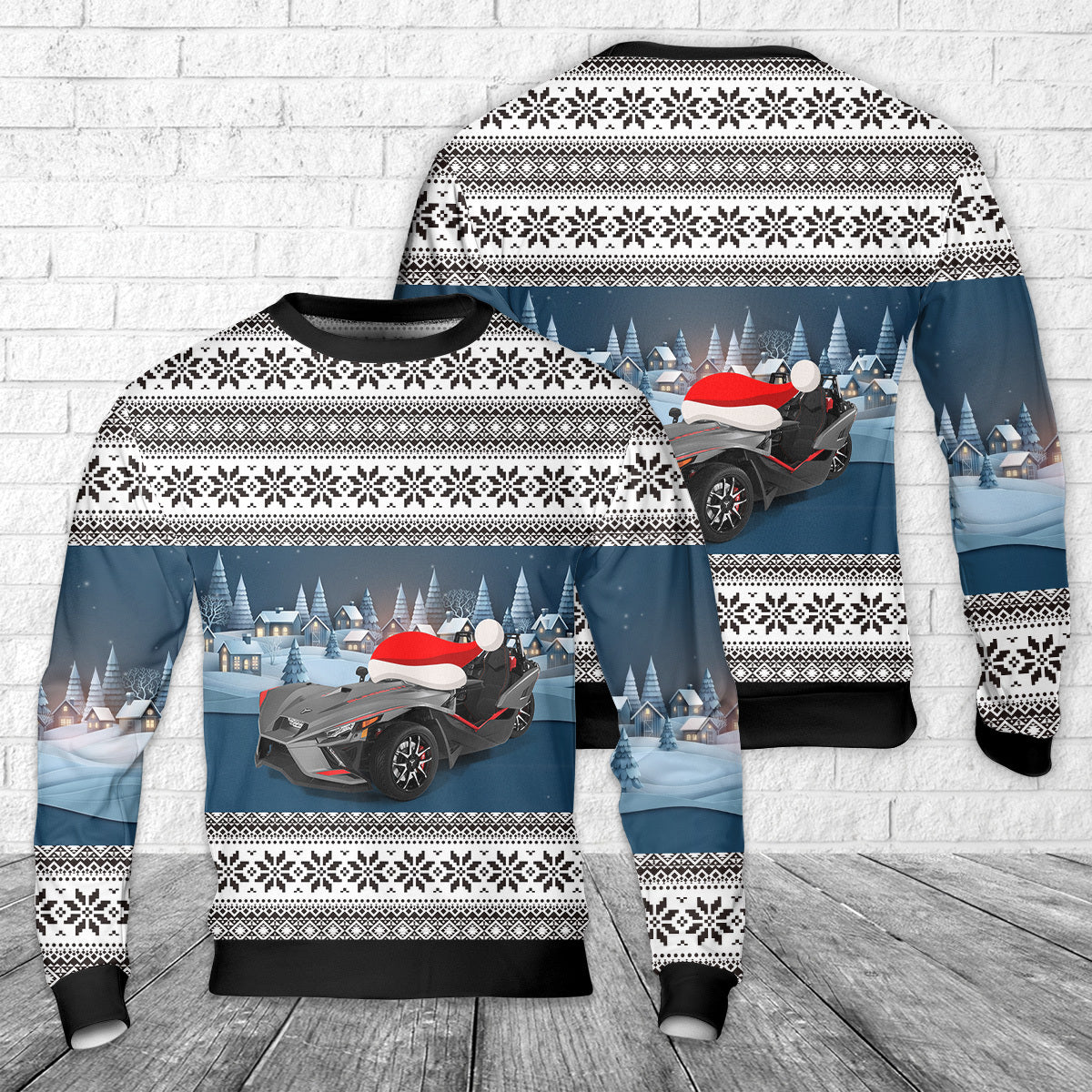 2024 Polaris Slingshot R AOP Ugly Christmas Sweater