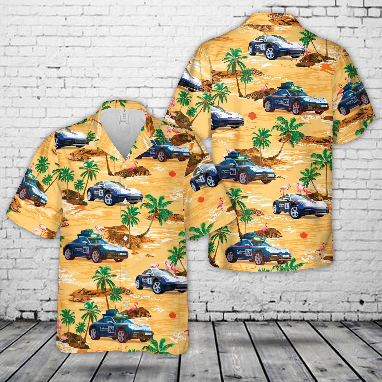 2024 Porsche 911 Dakar Hawaiian Shirt