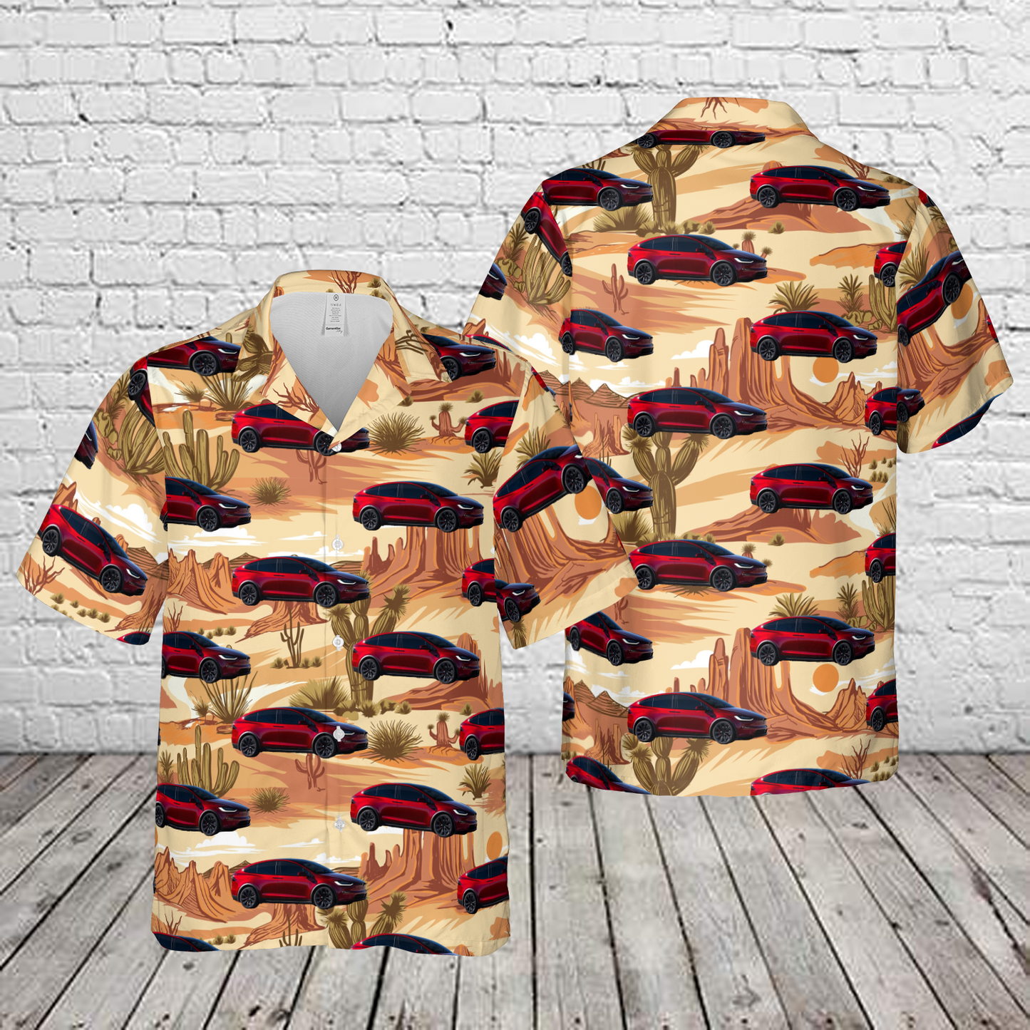 2024 Tesla Model X Hawaiian Shirt