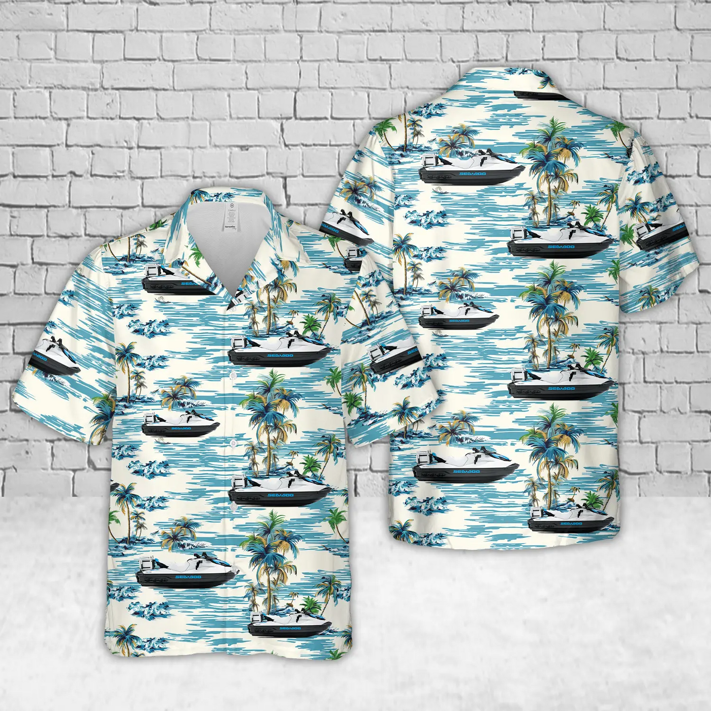 2025 Sea-Doo FishPro Scout - Fishing Personal Watercraft Hawaiian Shirt