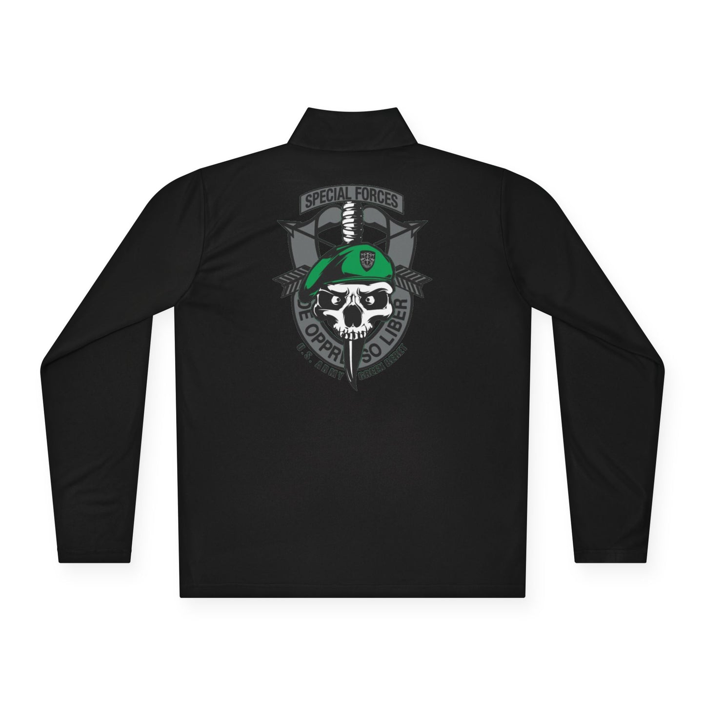 US Army Green Beret Special Forces Unisex Quarter-Zip Pullover