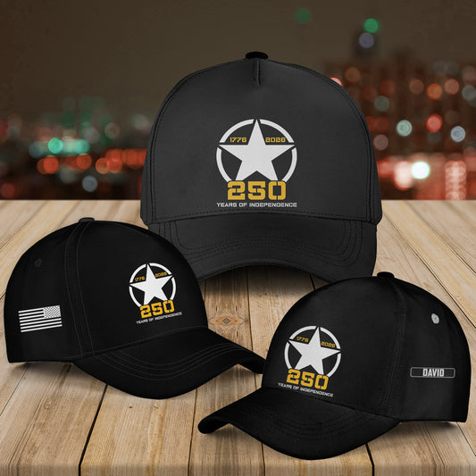 US Army 250 Years of Independence Baseball Cap