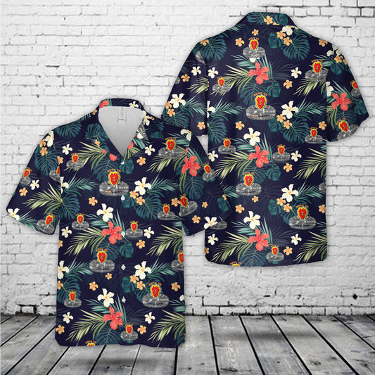 US Army 25th Infantry Division “Tropic Lightning Combat Action Badge” Hawaiian Shirt