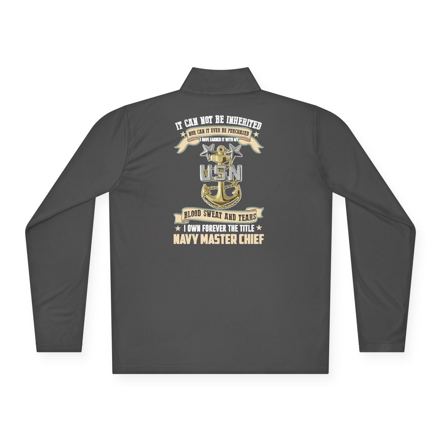 US Navy Master Chief Unisex Quarter-Zip Pullover