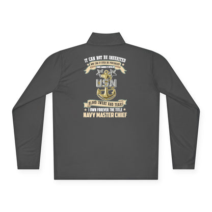 US Navy Master Chief Unisex Quarter-Zip Pullover