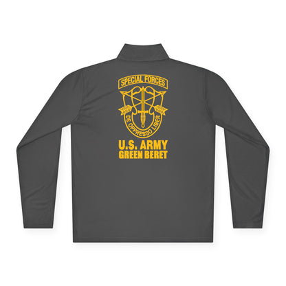 US Army Green Beret Special Forces Unisex Quarter-Zip Pullover