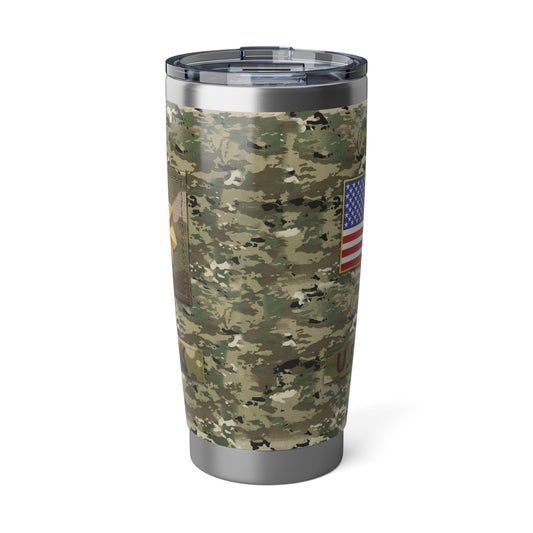 Custom Name & Rank US Army Tumbler 20oz NLSI0404PL09