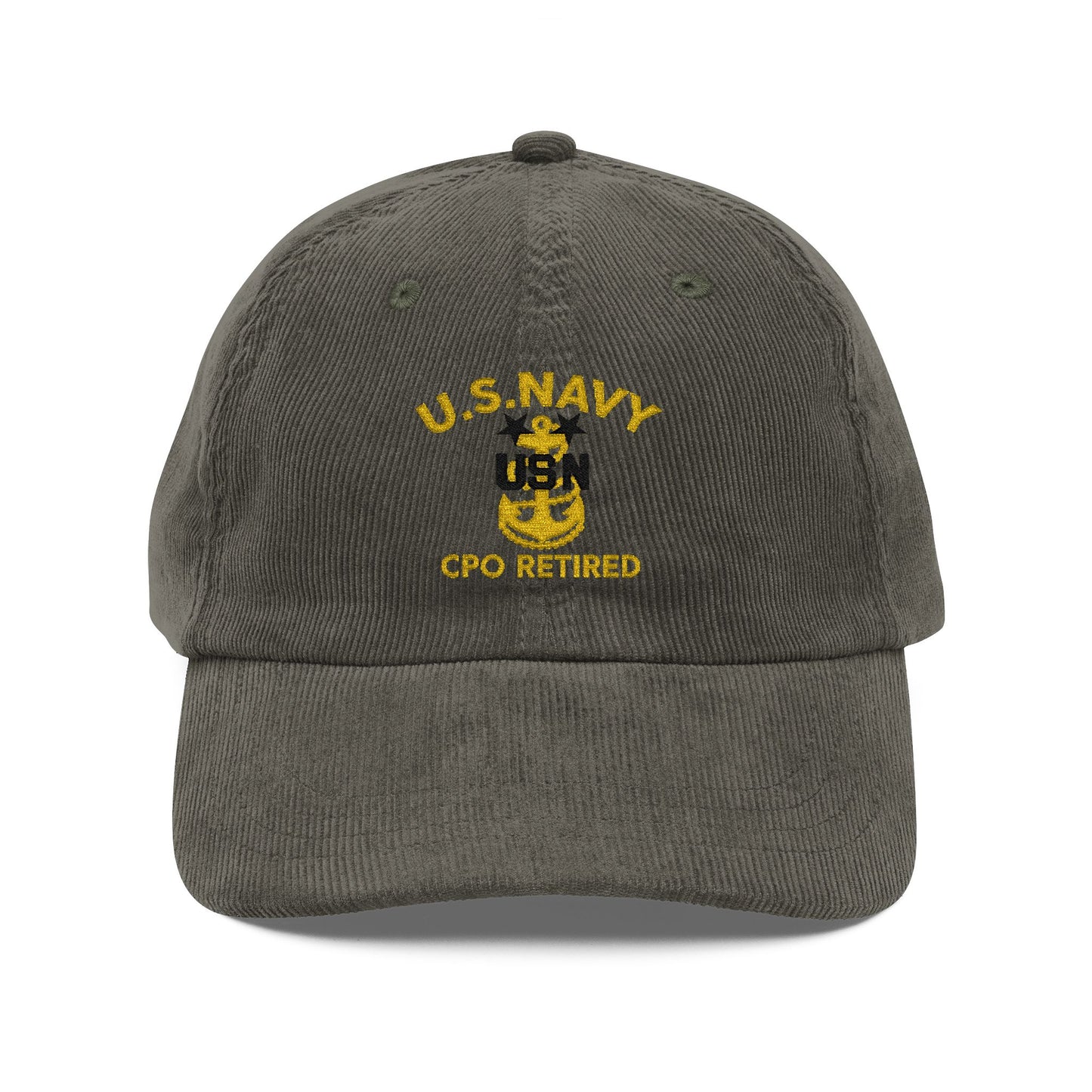 US Navy Master Chief Petty Officer Retired Embroidered Cap