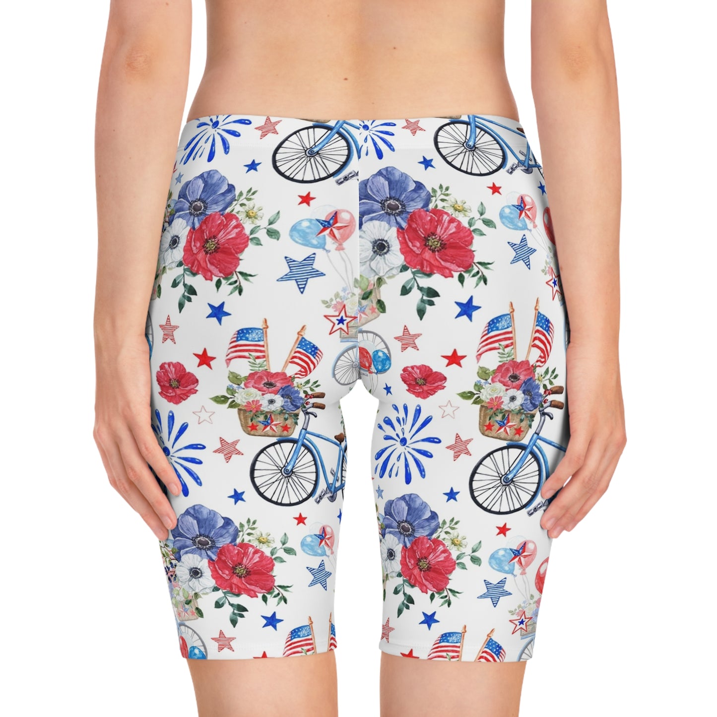 Bicycle 4th of July Women's Bike Shorts (AOP) DLMP1803PL03