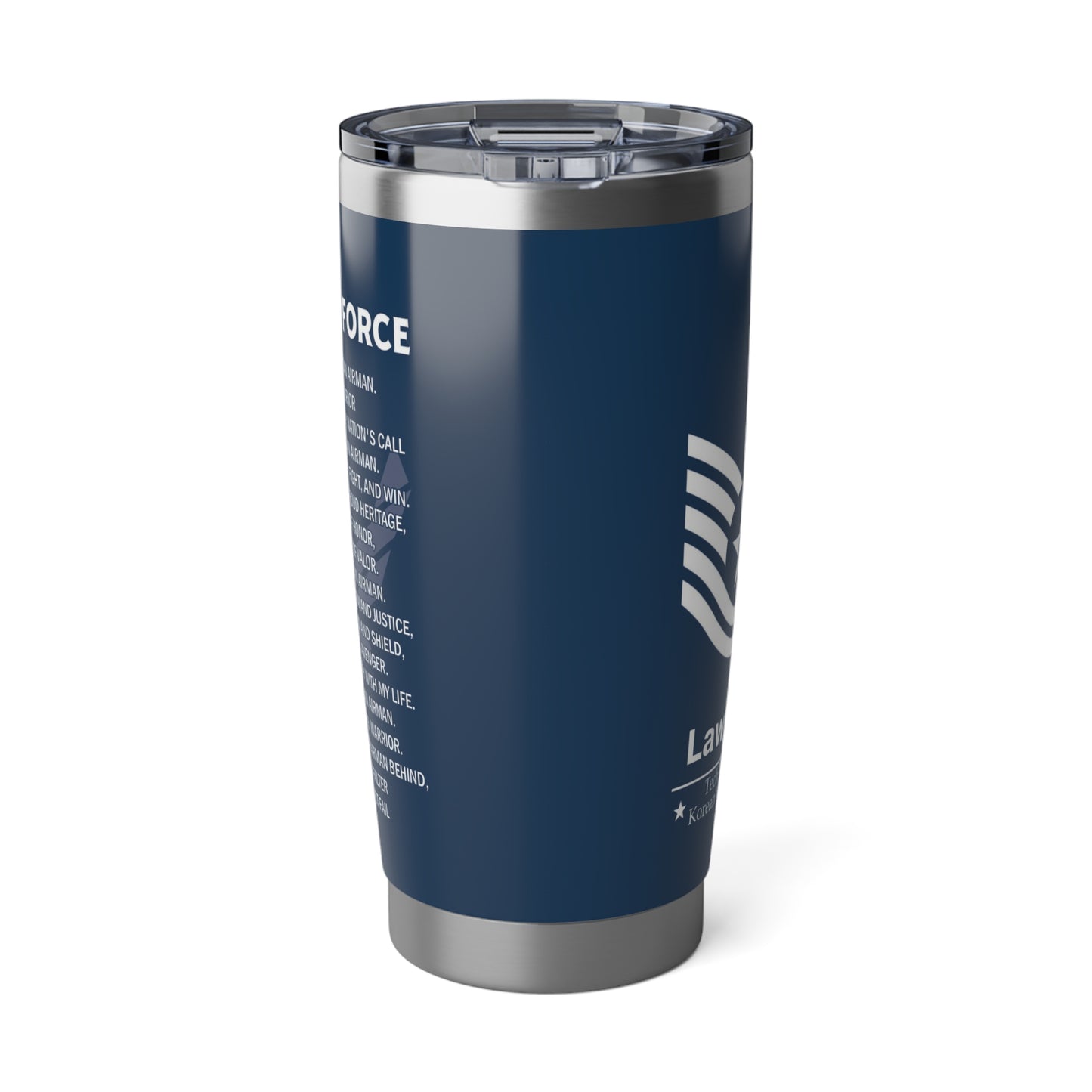 Custom US Air Force Name, Ranks & Insignia Tumbler 20oz