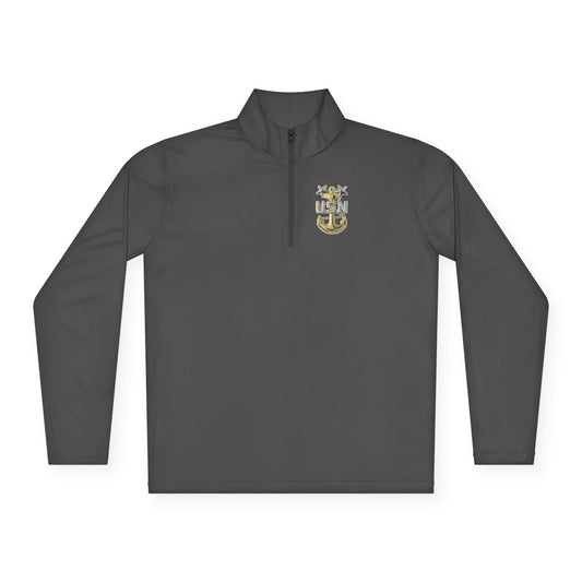 US Navy Master Chief Unisex Quarter-Zip Pullover
