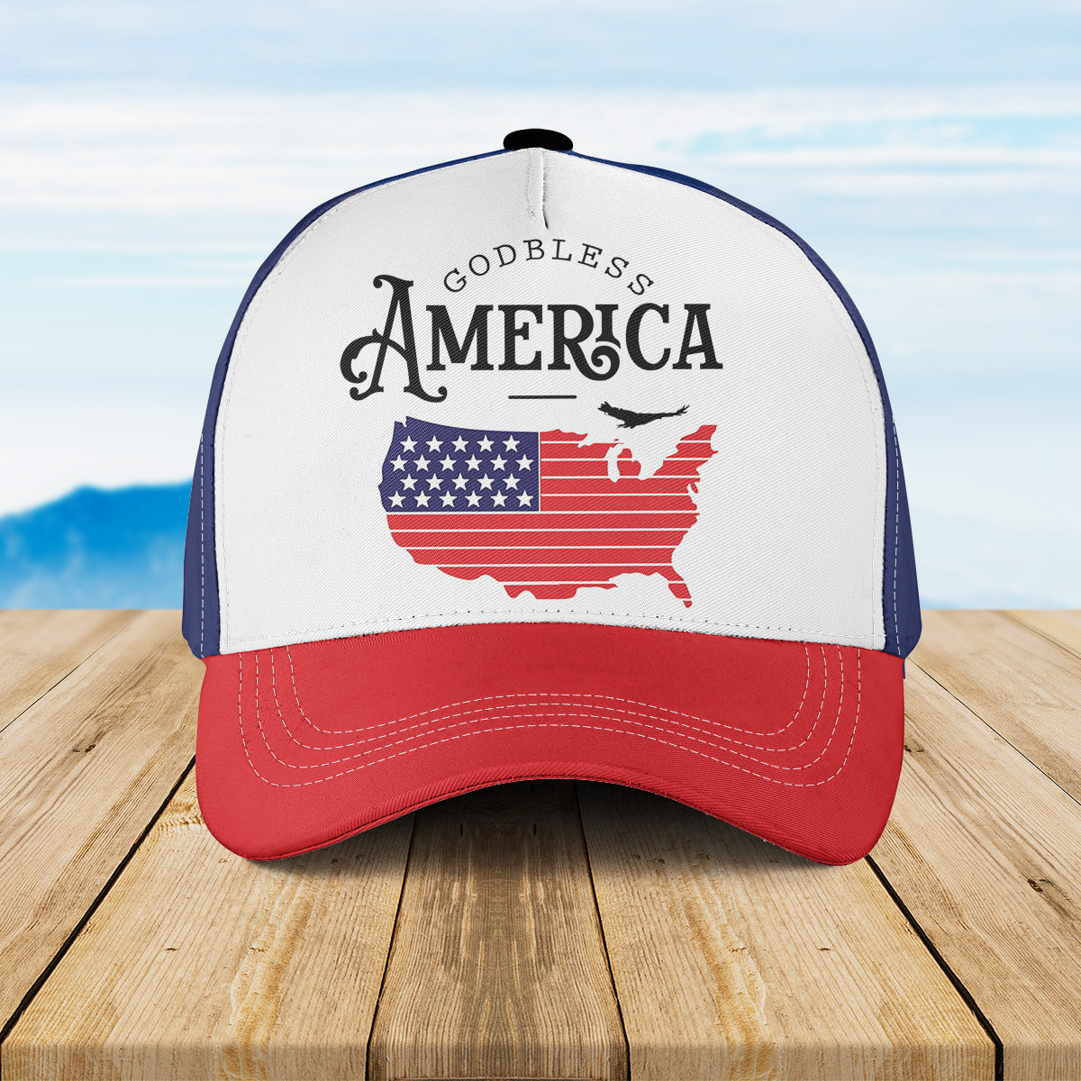 4th of July Patriotic Independence Day 2 Baseball Cap