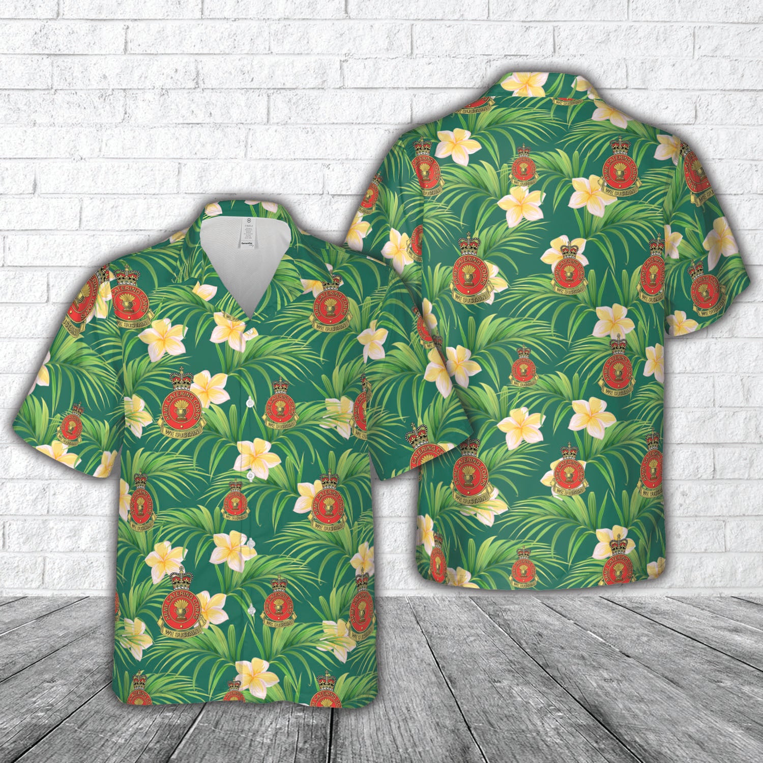 British Army Royal Catering Corps Hawaiian Shirt