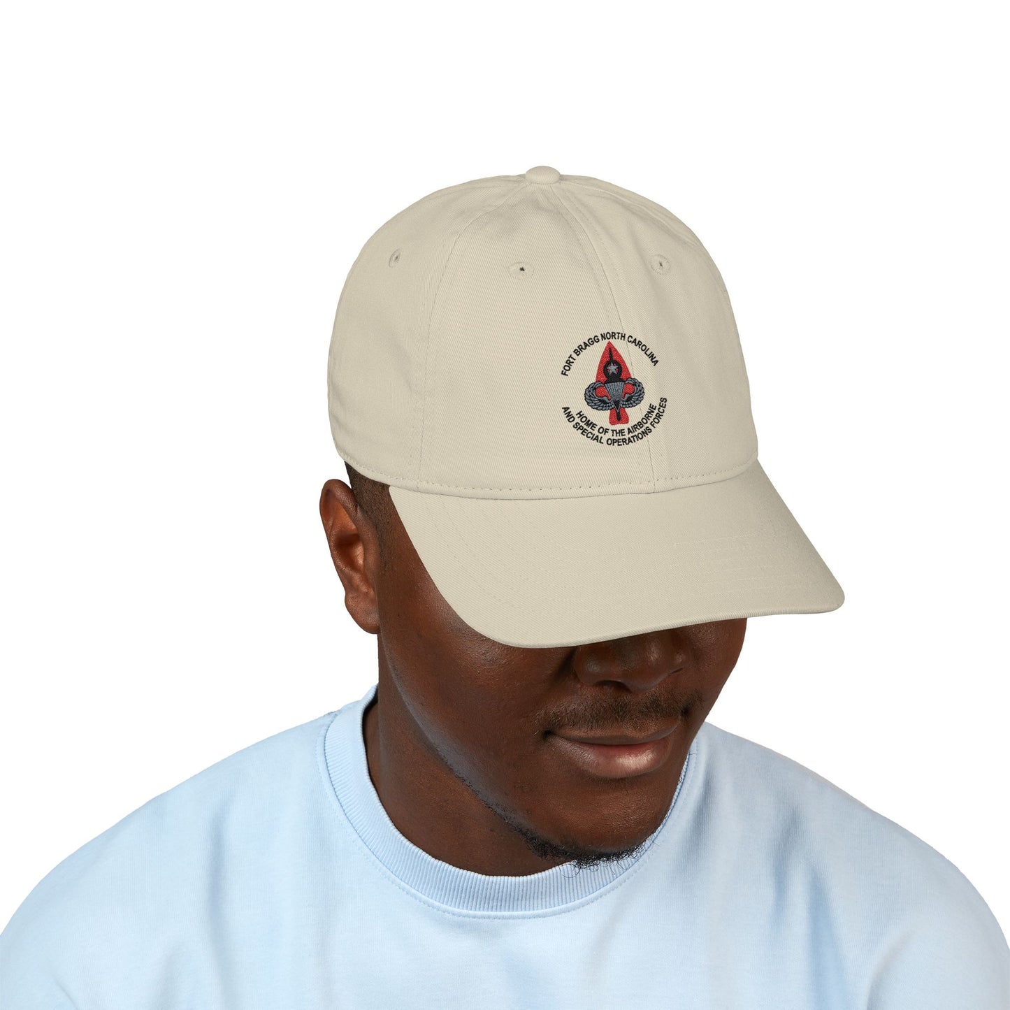Fort Bragg Home Of The Airborne And Special Operations Forces Organic Baseball Cap (Embroidery) NLSI0303PK08