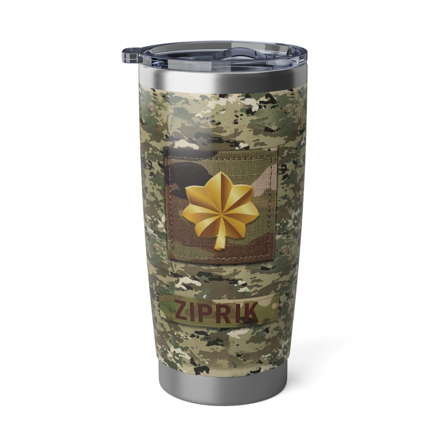 Custom Name & Rank US Army Tumbler 20oz NLSI0404PL09