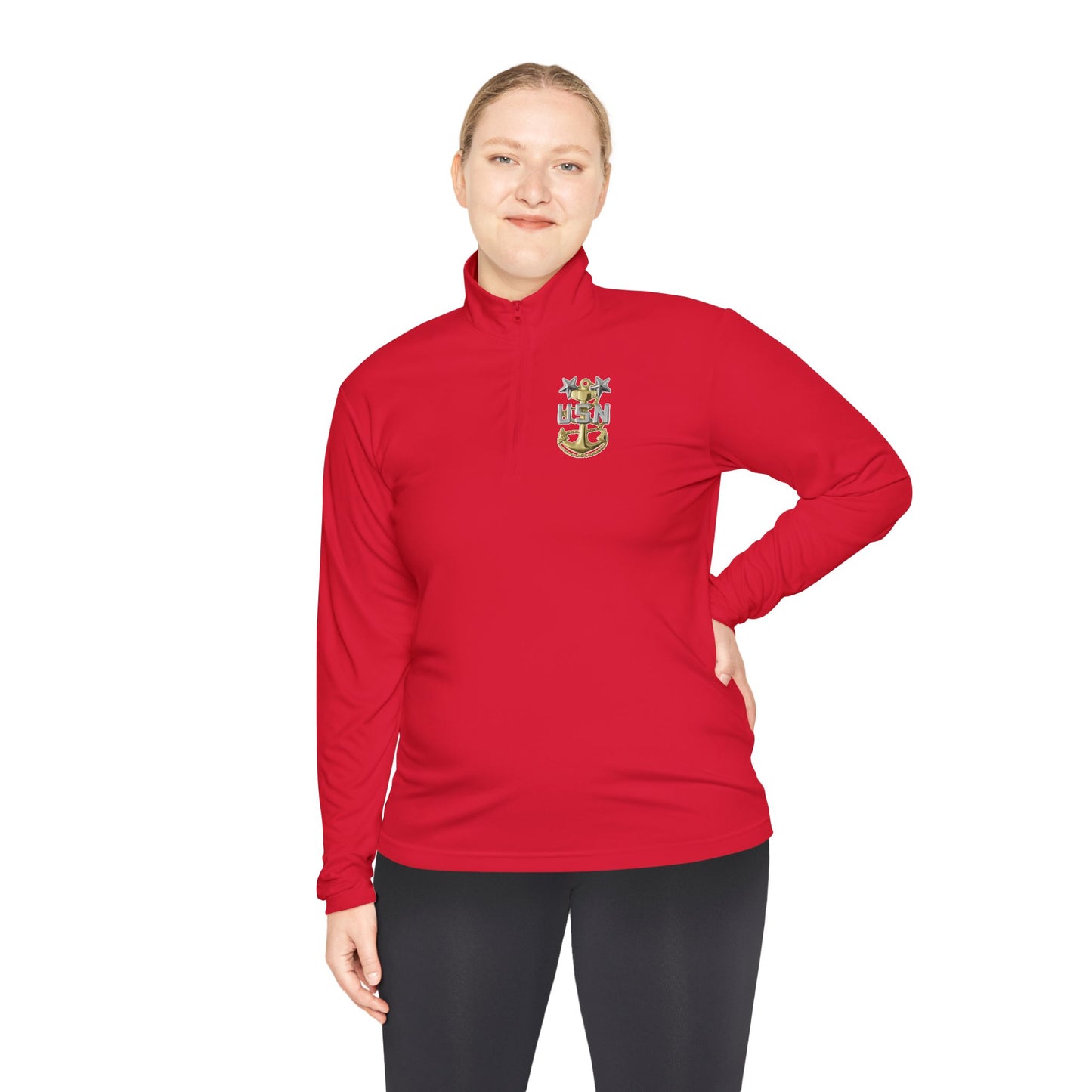US Navy Master Chief Unisex Quarter-Zip Pullover