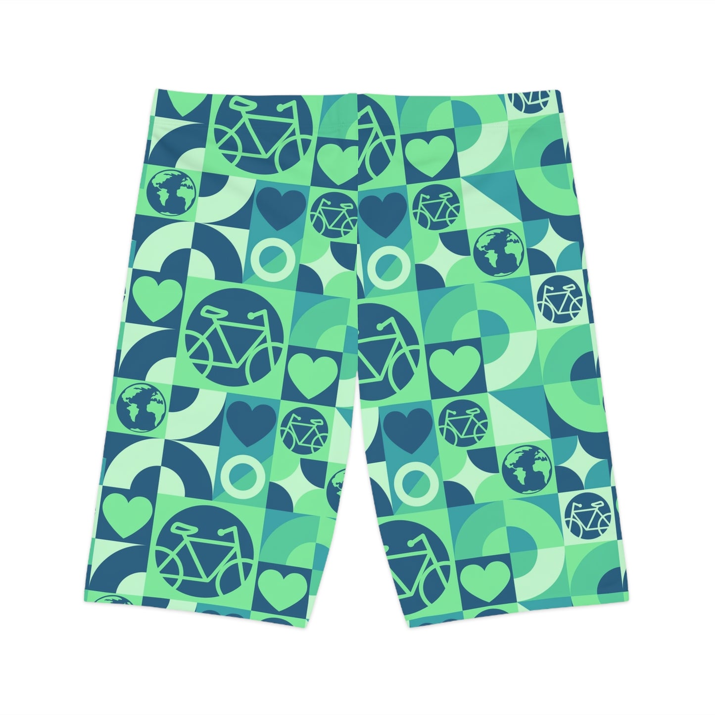 World Bicycle Day June 3 Women's Bike Shorts (AOP)
