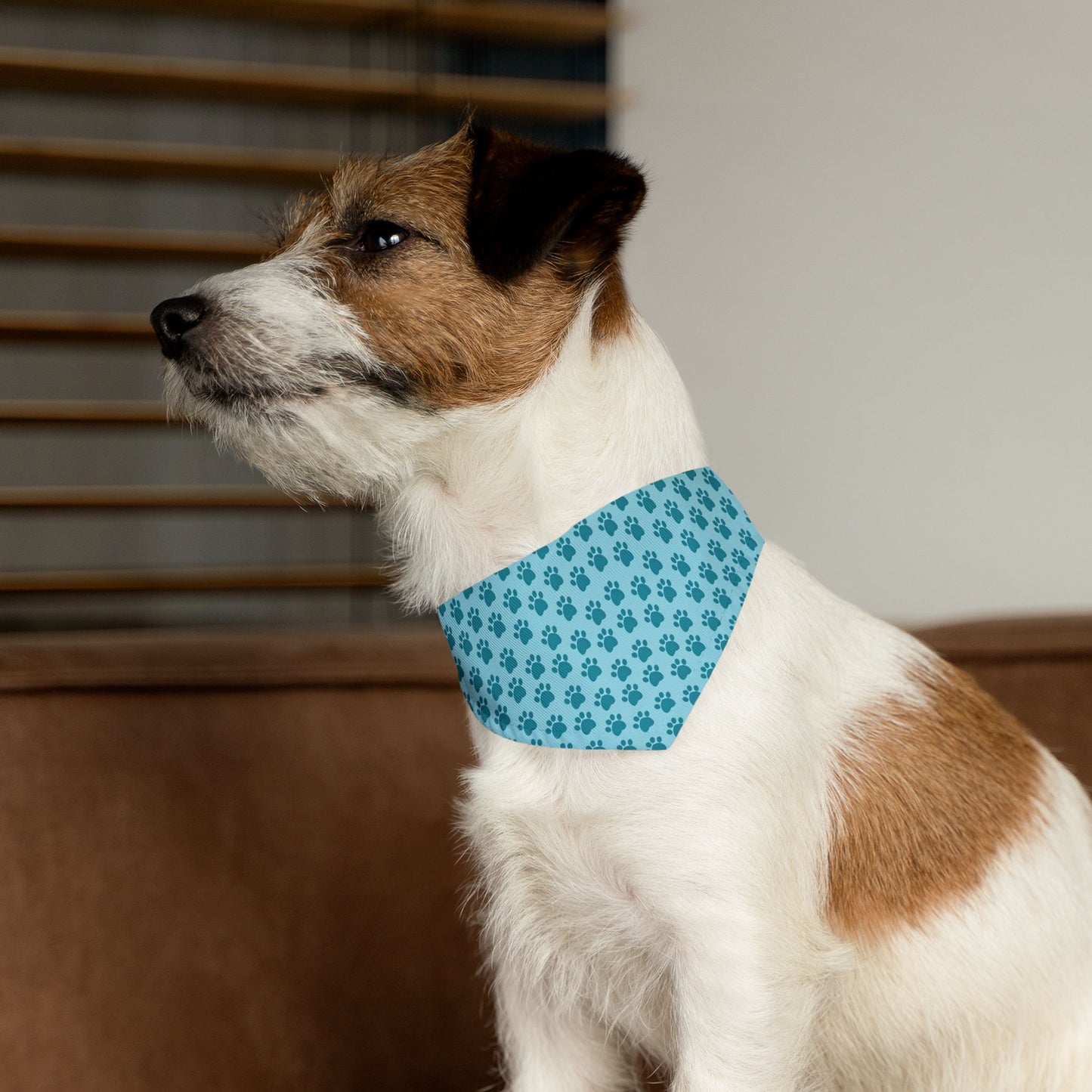 Paw Pattern Pet Bandana Collar