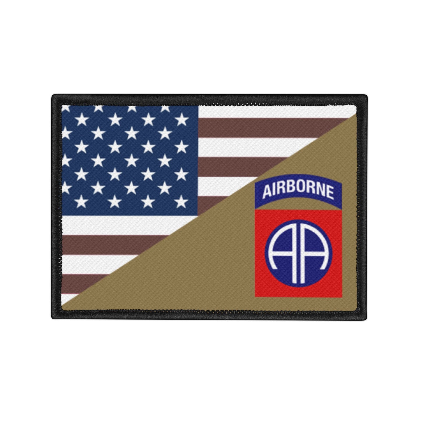 Afghanistan & Iraq Army 82nd Airborne Division Iron-On Patches