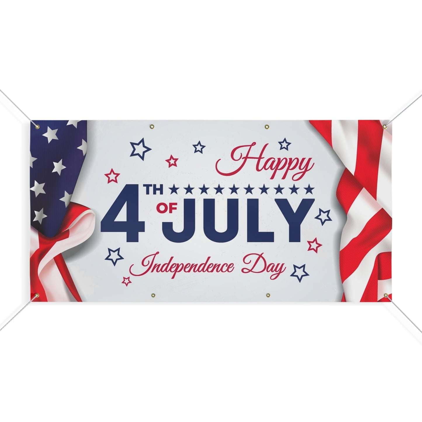 Happy 4th Of July Matte Banner