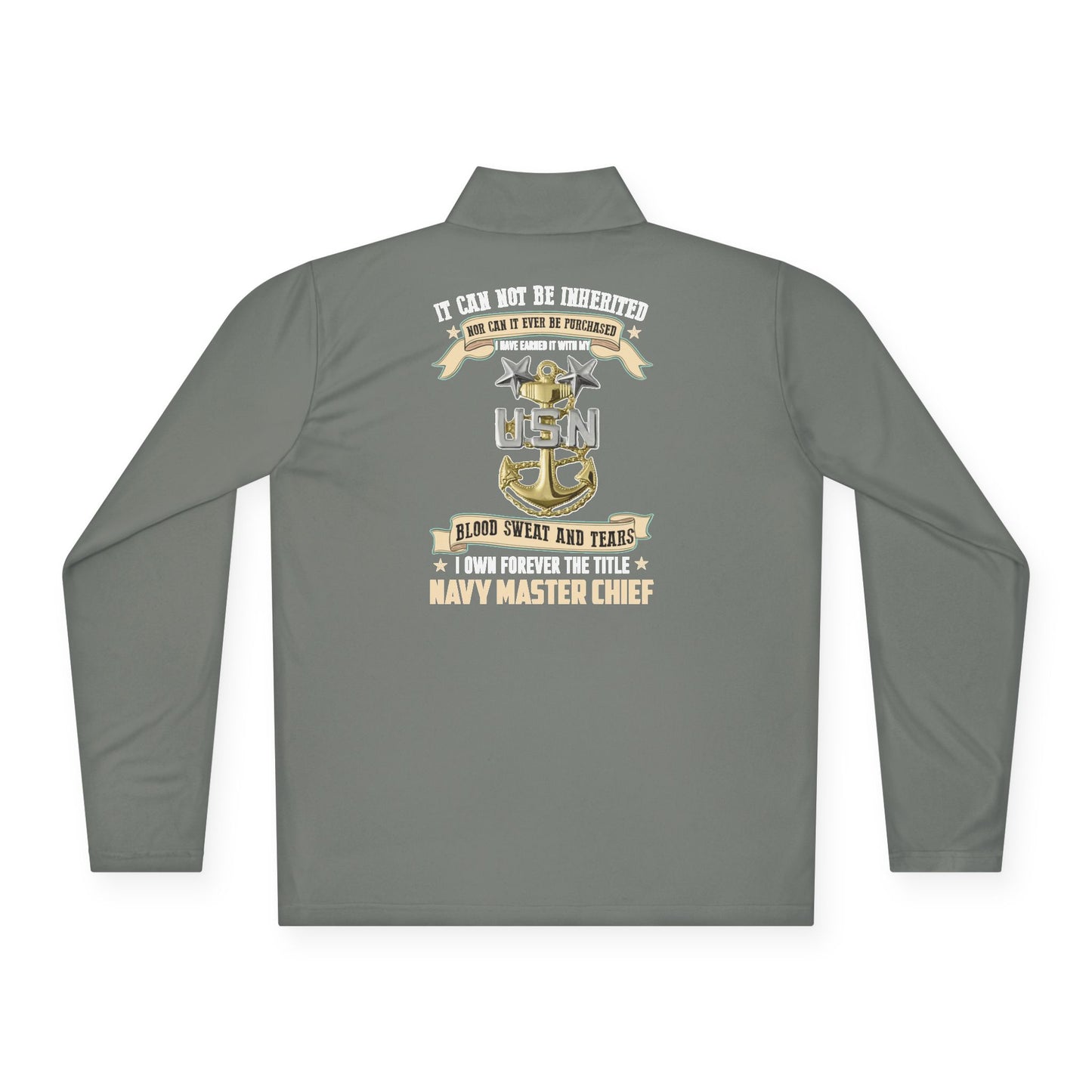 US Navy Master Chief Unisex Quarter-Zip Pullover