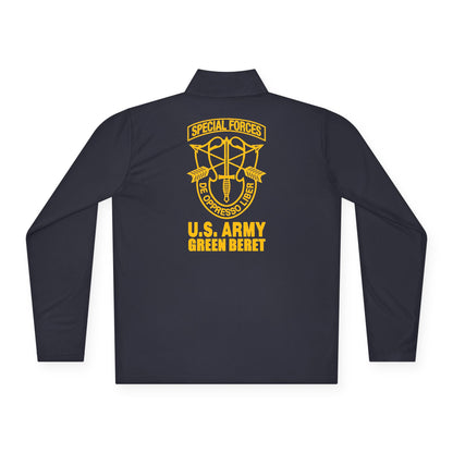 US Army Green Beret Special Forces Unisex Quarter-Zip Pullover
