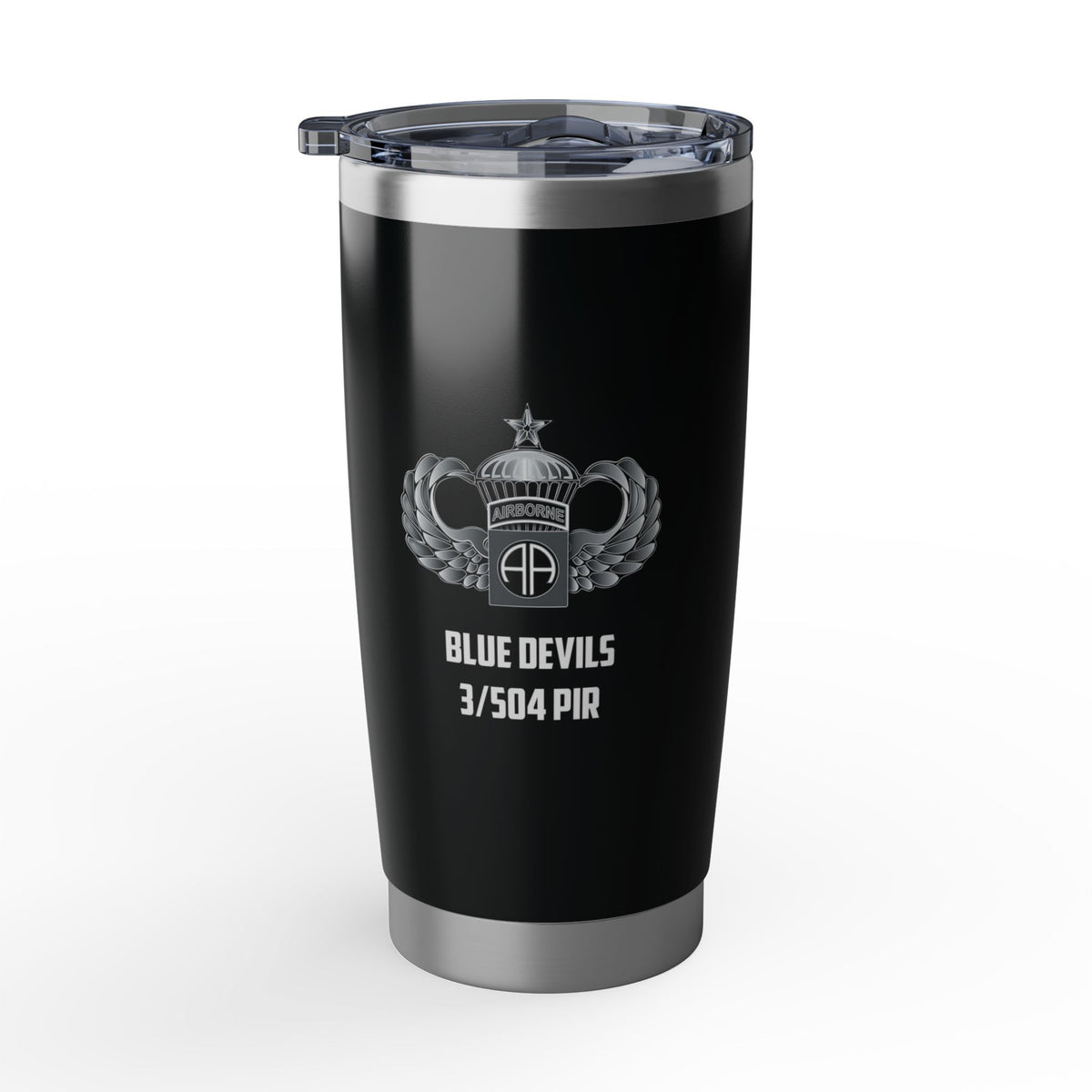 Custom Name, Rank & Unit US Army 82nd Airborne Jumpmaster - Senior Jump Wings Tumbler 20oz DLTT2905PL12