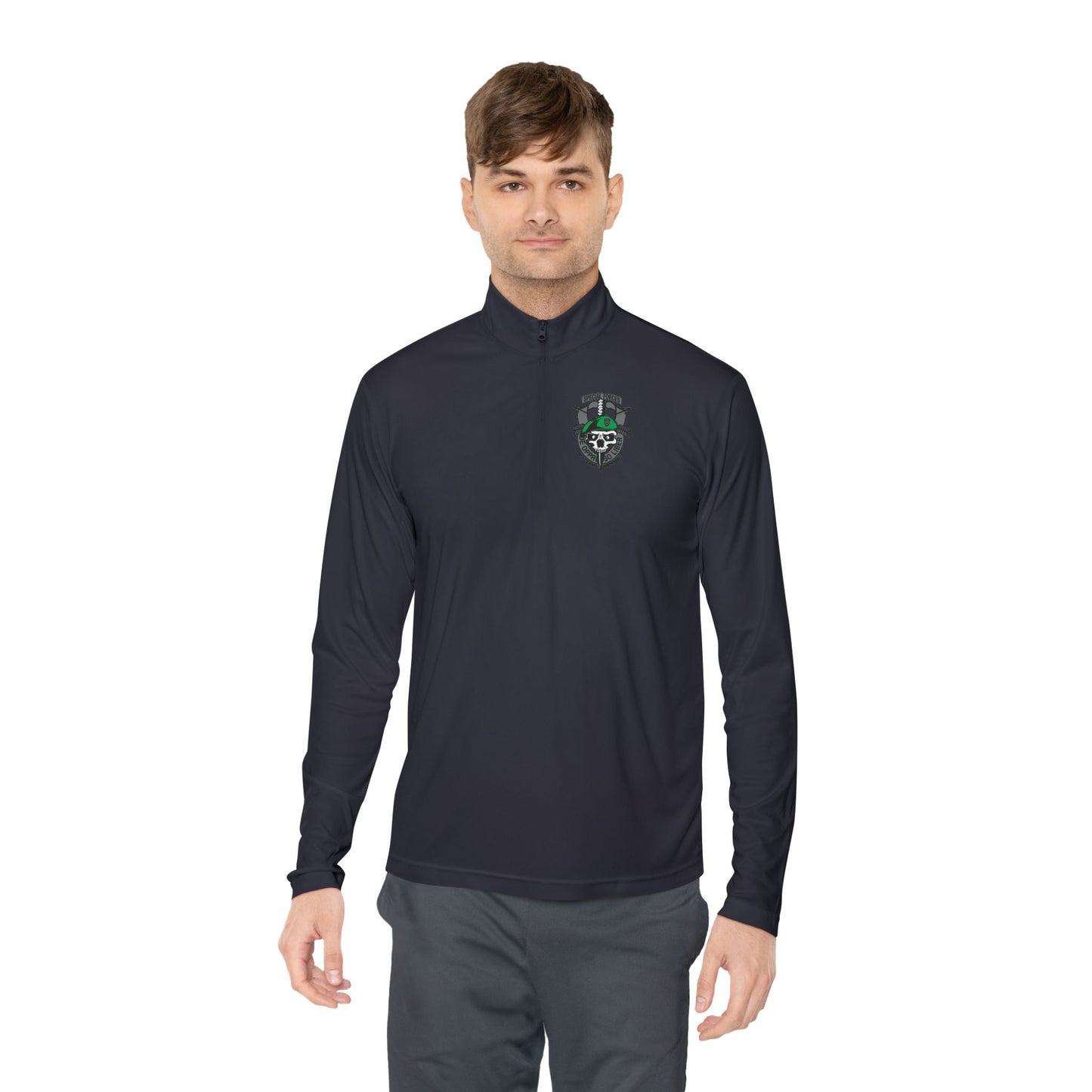 US Army Green Beret Special Forces Unisex Quarter-Zip Pullover