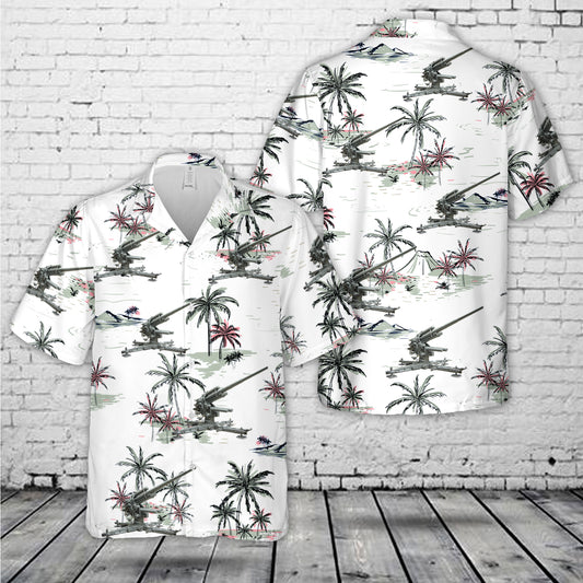 8.8 cm Flak 18/36/37/41 WWII Hawaiian Shirt