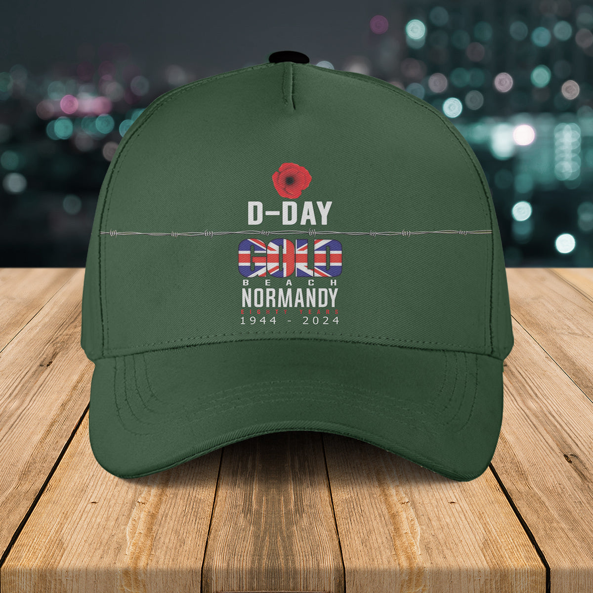 80th Anniversary Of D-Day Gold Beach Anniversary Baseball Cap