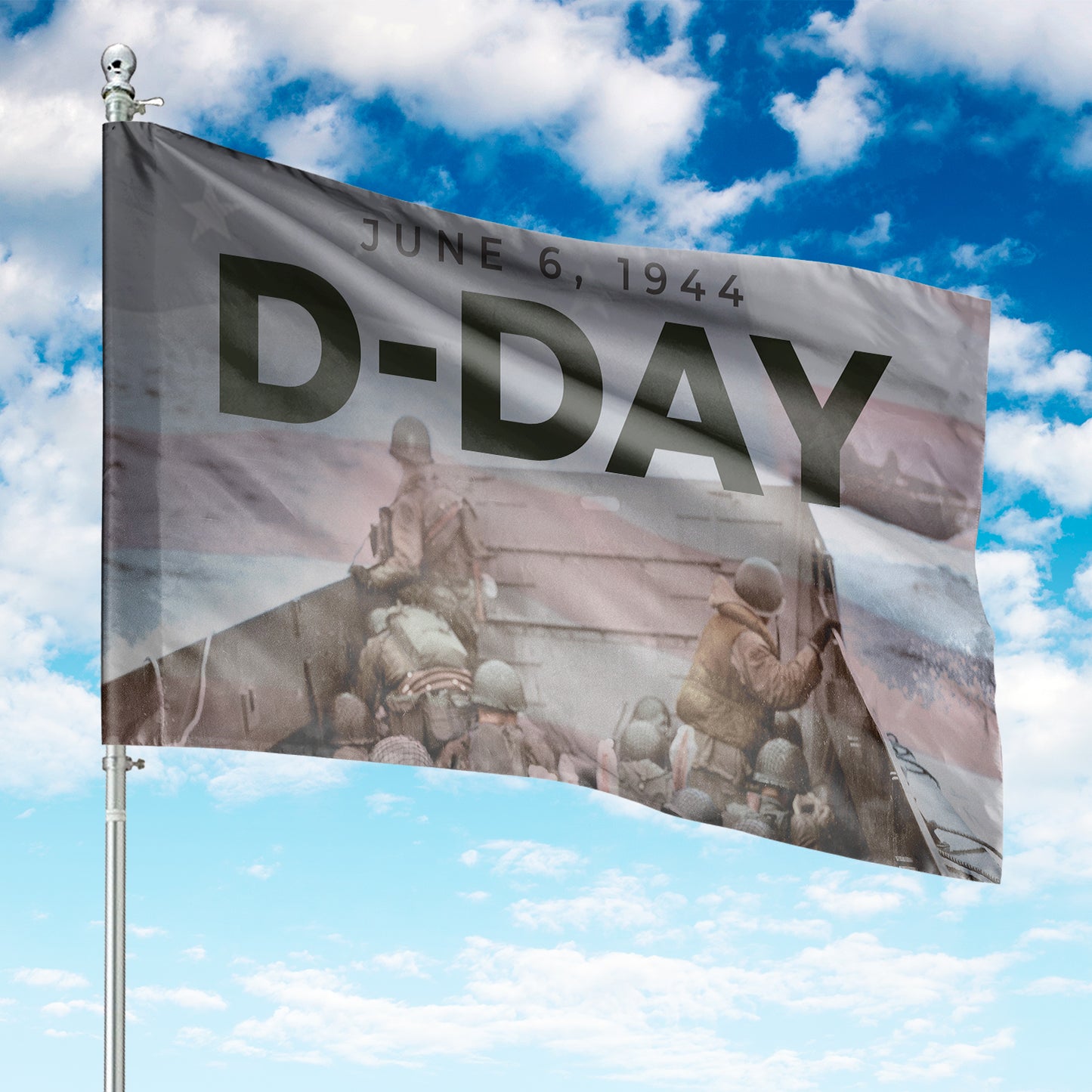 80th Anniversary Of D-Day House Flag