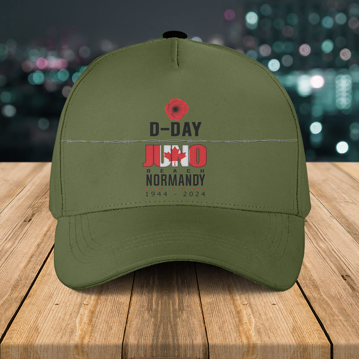 80th Anniversary Of D-Day Juno Beach Anniversary Baseball Cap