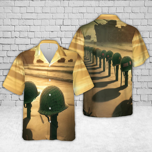 80th Anniversary of D-Day Normandy Hawaiian Shirt