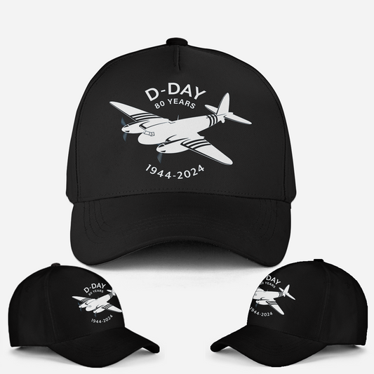 80th Anniversary of D-Day Plane Baseball Cap