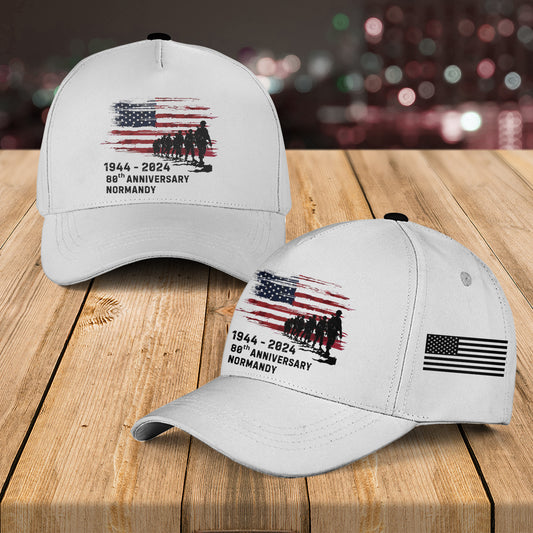 80th anniversary of D-Day, Normandy, 2024 Basseball Cap