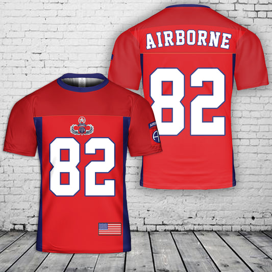 82nd Airborne Division All American T-Shirt 3D