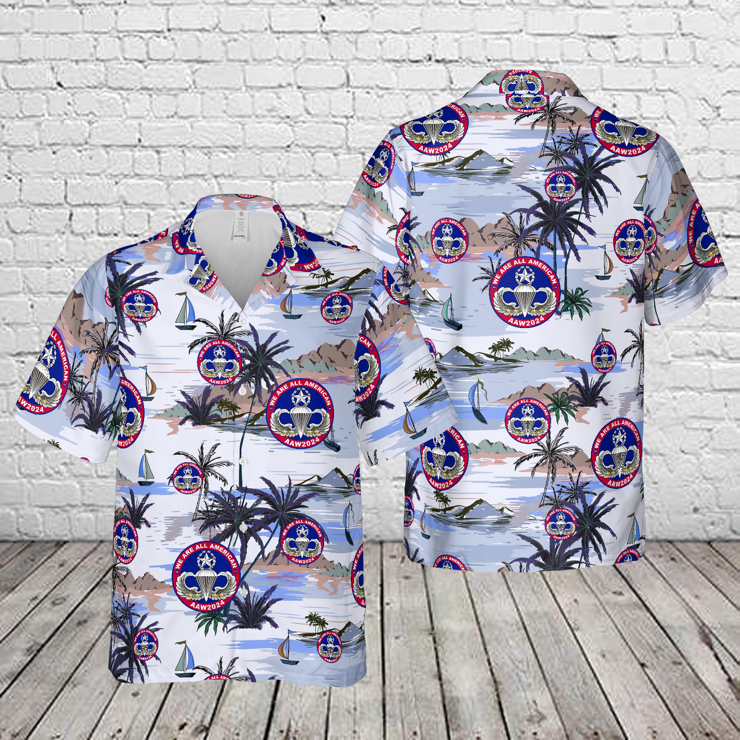 82nd Airborne Division We Are All American AAW2024 Hawaiian Shirt