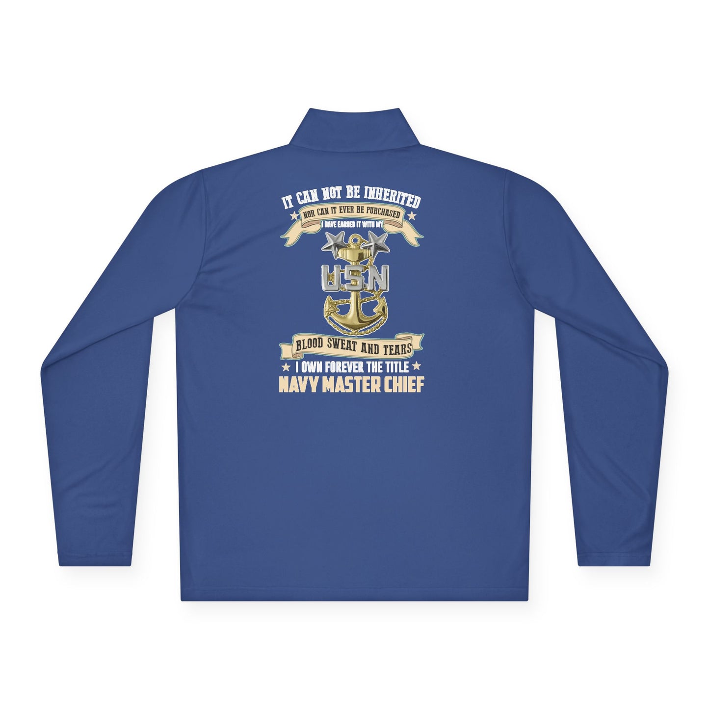 US Navy Master Chief Unisex Quarter-Zip Pullover