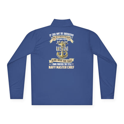US Navy Master Chief Unisex Quarter-Zip Pullover