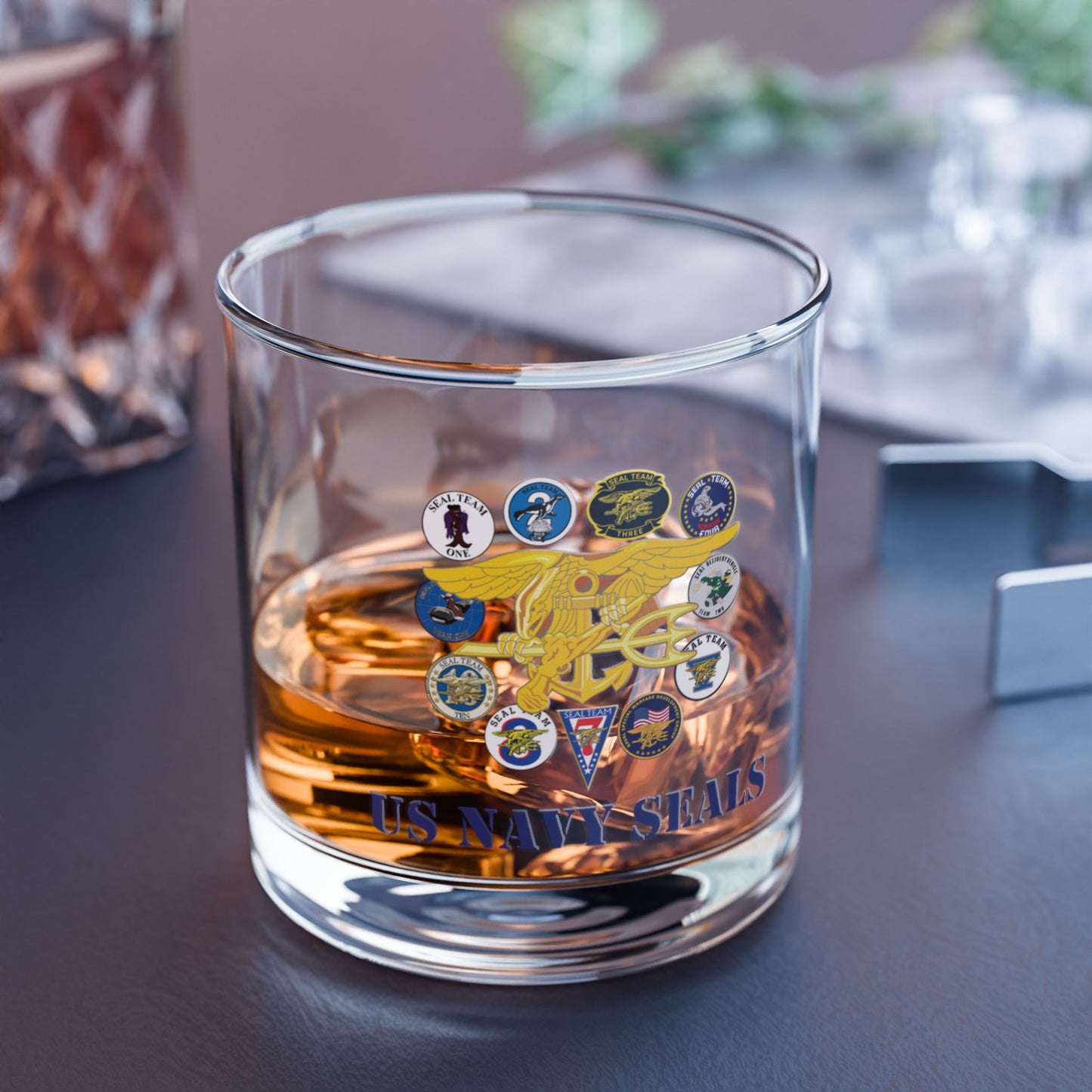 US Navy Seals Rocks Glass, 10oz