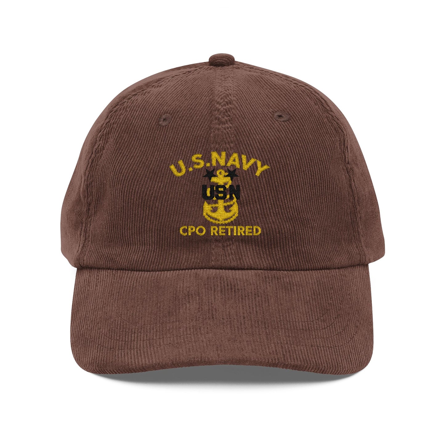 US Navy Master Chief Petty Officer Retired Embroidered Cap