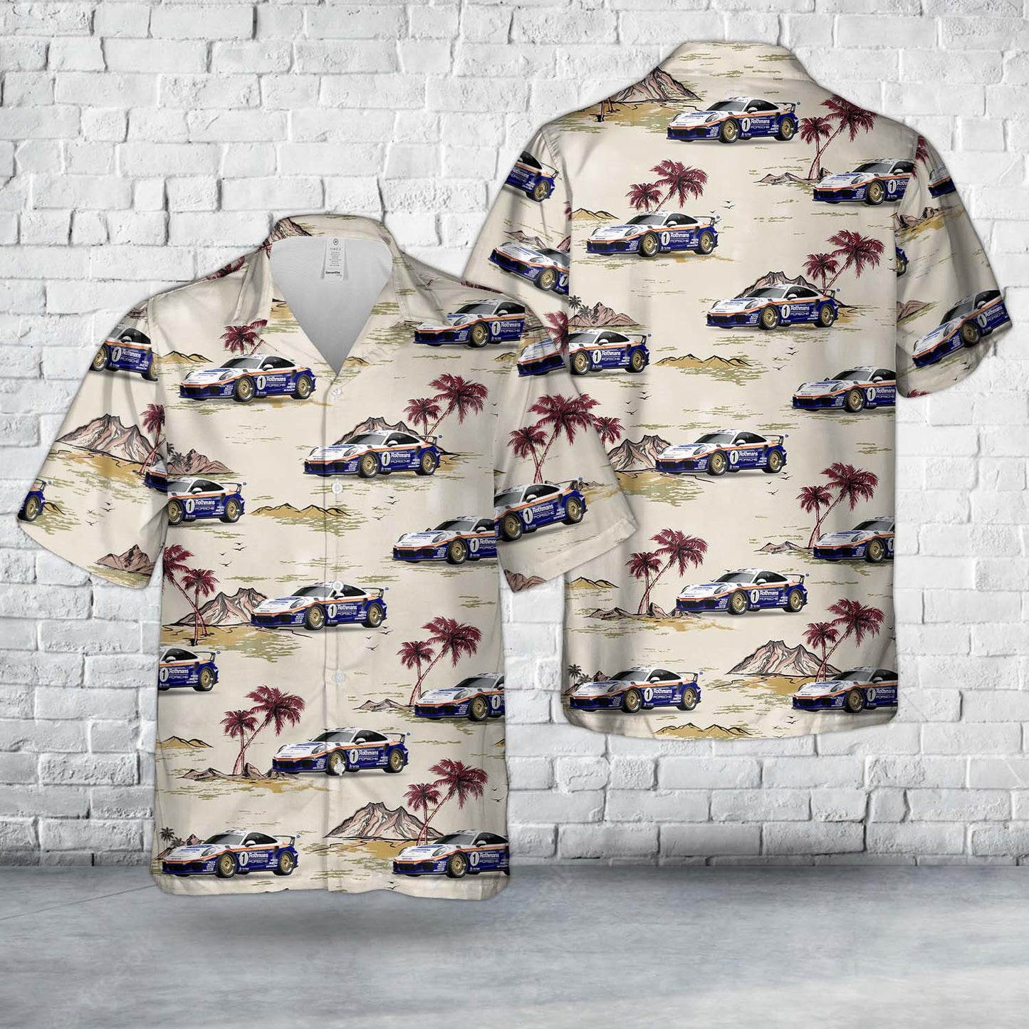 911 GT3 RS Rothmans Hawaiian Shirt